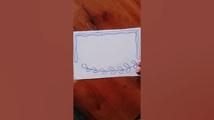 🤯Quick and easy border design #art #trending🤯 #viralvideo #short🤯 #easydrawing #youtubeshorts