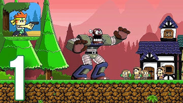 Dan the Man - Gameplay Walkthrough Part 1 - Prologue 1 - 3 (ios,Android)