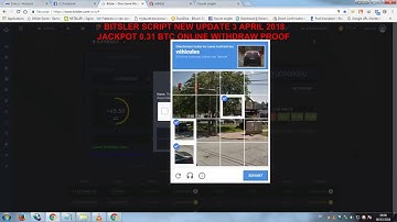 BITSLER SCRIPT NEW UPDATE 3 APRIL 2018 JACKPOT 0 31 BTC WITHDRAW PROOF   YouTube