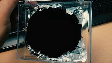 ¿Hay algún color más oscuro que el negro?