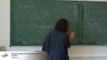 Bryna Kra :  Multiple ergodic theorems: old and new - lecture 2