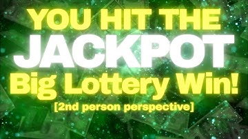 You Hit The JACKPOT! Lottery Win! [2nd Person] [Robotic Affirmation] [Self-Hypnosis] [Rampage] #LoA