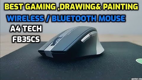 A4Tech FB35CS Best Gaming Bluetooth/Wireless mouse A4Tech Wireless Mouse Unboxing and Review