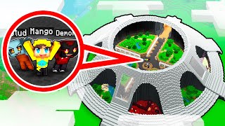 We Built The BIGGEST BASE in Minecraft Net Worth