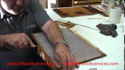 Ledger Restoration Part 6 of 21 Preparing Boards