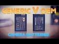 Quick look: Generic (DSTE) Vs OEM camera battery.
