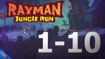 Rayman Jungle Run - Level 1-10 Leaps of Faith