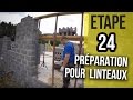 Prparation pour la pose des linteaux  etape 24