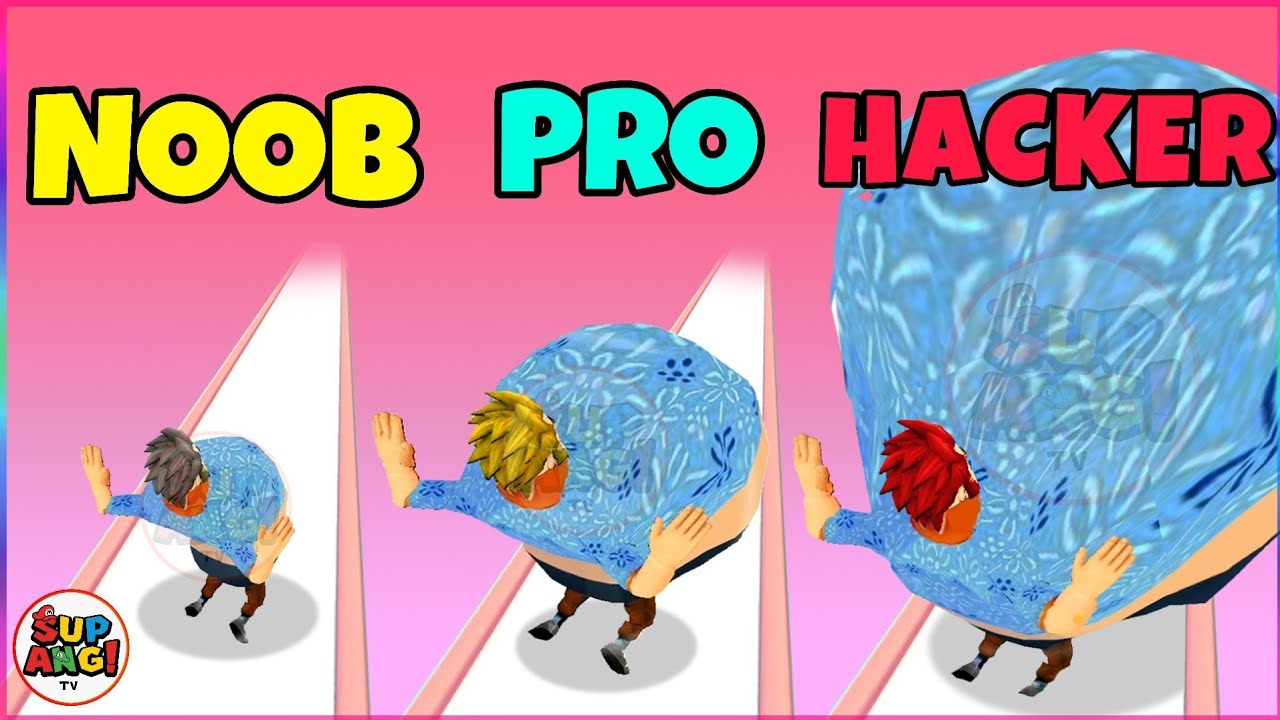 NOOB vs PRO vs HACKER in Belly Rush | All Levels | Walkthrough - YouTube