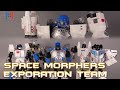 Magic classrooms transforming space morphers combiner 5in1 space explorer team