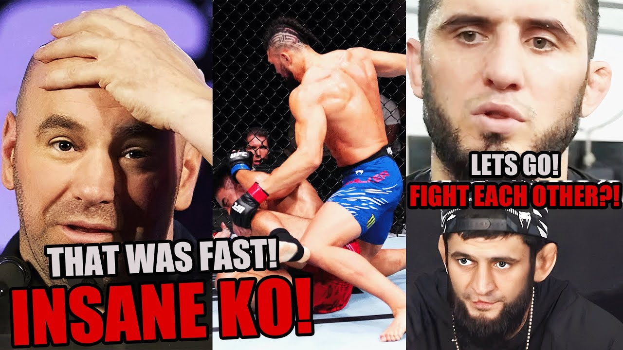 MMA Community REACTS to Johnny Walker TKOing Zhang Minyang! Islam Makhachev VS Khamzat Chimaev!