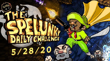 Spelunky 5/28/20 Daily Challenge: Unscheduled Misery