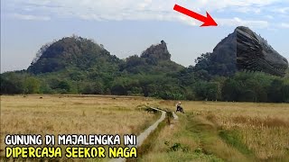 Gunung di Majalengka Ini Dipercaya Jelmaan Seekor Naga