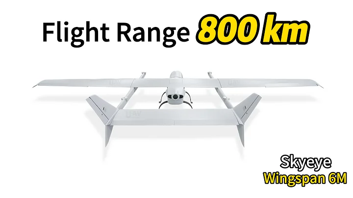 Skyeye 6000 VTOL Drone — 12 Hours Endurance & 800km Flight Range!