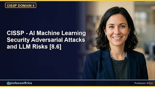 CISSP - AI Machine Learning Security Adversarial Attacks and LLM Risks [8.6]