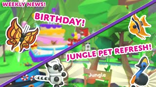 Happy 6th BIRTHDAY Adopt Me Brand New Jungle Pets Adopt Me BOOKS Weekly News