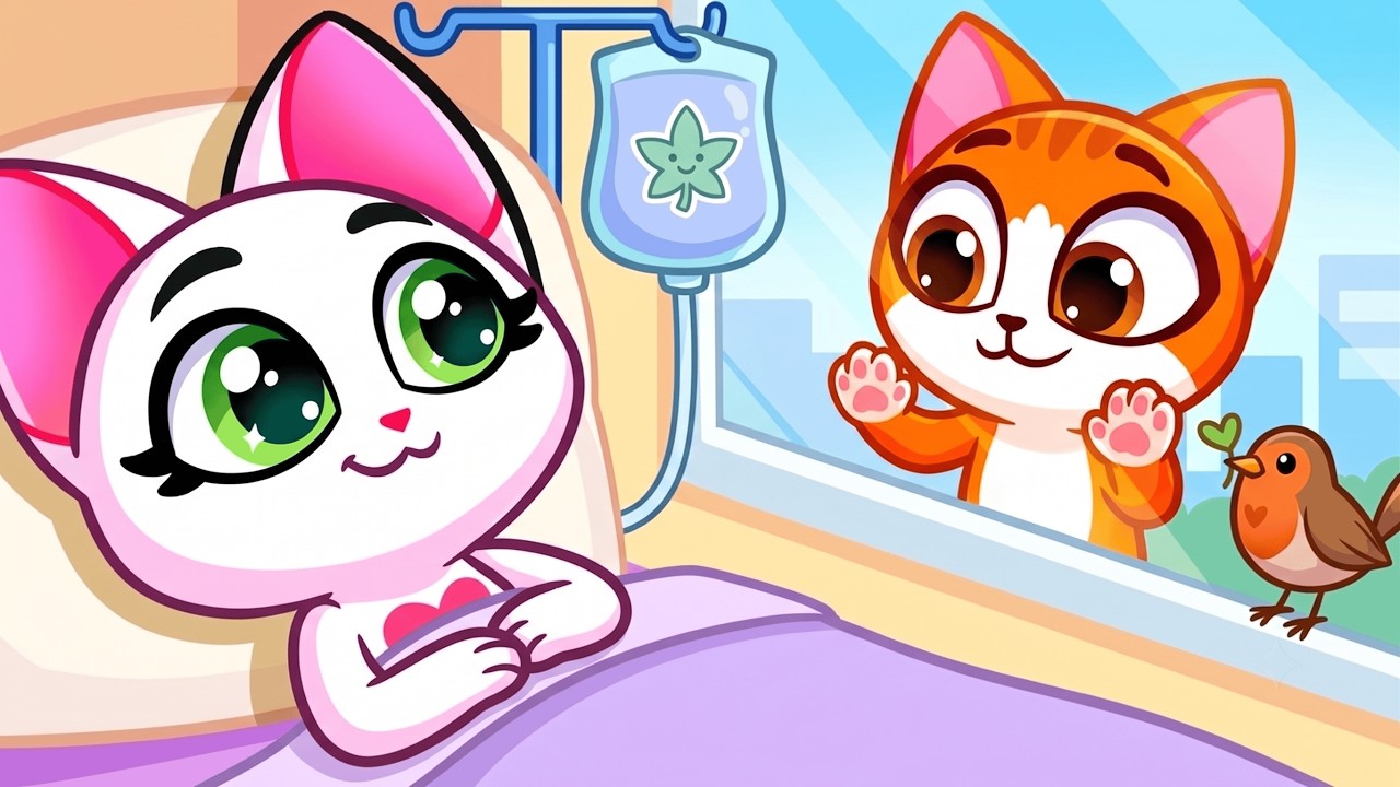 ❤️プー&マメ❤️ Baby Cares for Mommy | Gentle Family Story | Purr-Purr Stories