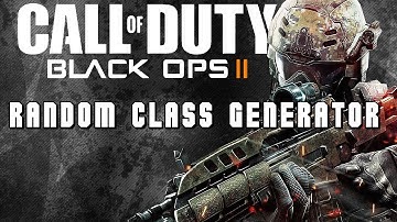 Black Ops 2 Random Class Generator Ep. 1