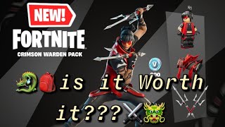 Fortnite | *NEW* Crimson Warden Pack Review & Overview / is it Worth it??? 🐉🎒⚔️🐲