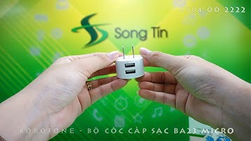 BOROFONE - Bộ Cóc Cáp Sạc BA23 - Cổng Micro