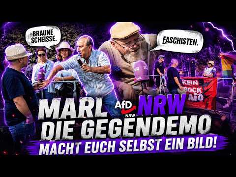 FAST ESKALIERT Gegendemo Marl AfD NRW Parteitag