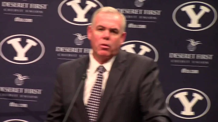 Head coach Dave Rose at BYU Basketball Media Day