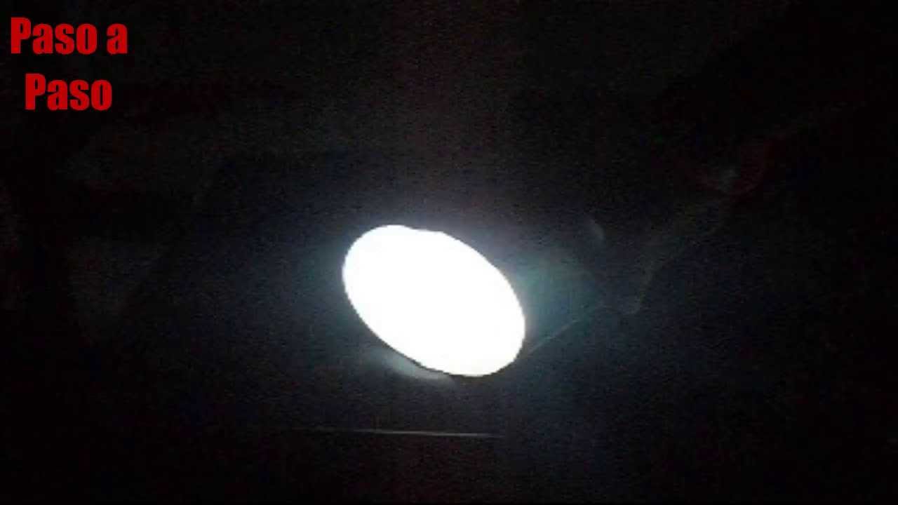 Como hacer un reflector de luz casero YouTube