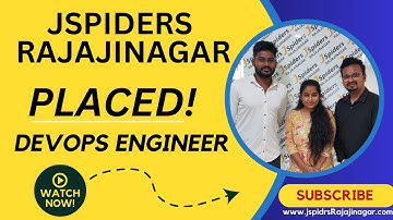 STUDENT PLACEMENT JOURNEY AS Devops Engineer  FROM JSPIDERS RAJAJINAGAR.