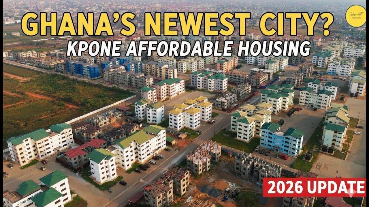 Ghana’s Largest Housing Project? | Drone Tour of Tema Community 26