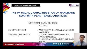 AD170059 FYP 1 PRESENTATION VIDEO