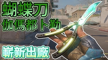 [CS2] 烏龜運氣爆表的一次! 蝴蝶刀 | 伽傌都卜勒, 還是全新出廠的!!