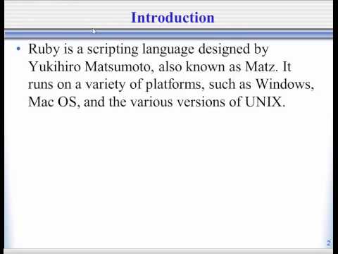 ruby programming language-1