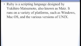 ruby programming language-1