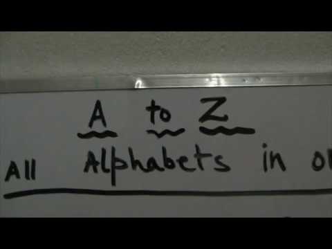 All Alphabets In One Sentence...A 2 Z - Youtube
