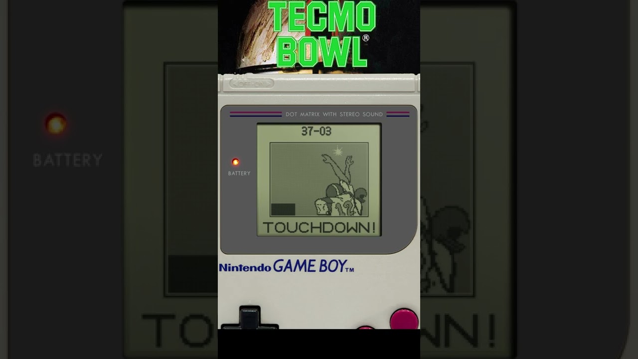 Tecmo Bowl (1991 Tecmo) [All the Game Boy Shorts]