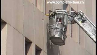 Incendie À Sion, Avril 2009