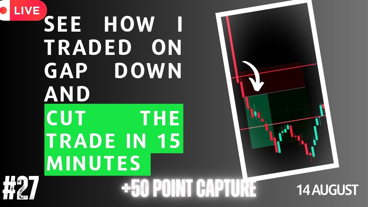 Nifty Live Trading | +50 Point Capture || 14 August || - YouTube