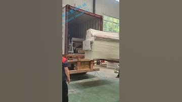 PVC imitation marble sheet making machine  1st container finished loading.
