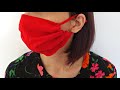 DIY NO SEW Face mask from T-shirt sleeve | 5 minutes | Maison Zizou