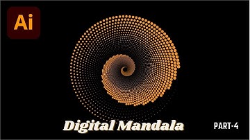 #5 minutes MANDALA ART |  Adobe Illustrator Tutorial