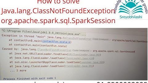 Spark Session Class Not found error|  ClassNotFoundException org.apache.spark.sql.SparkSession error
