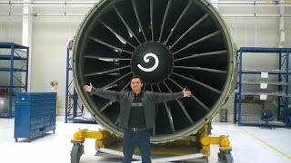 Conociendo un poco sobre la turbina de un avión.