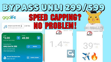 NEW UPDATE ! BYPASS UNLI 299/599 SPEED CAPPING / MAY 30, 2022