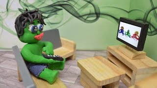 Green Baby - Episode 119 - Watch Stop Motion On Tv - Stop Motion Cartoon For Kids 💚 Green Baby