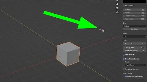 How to change Cursor position in Blender 3D