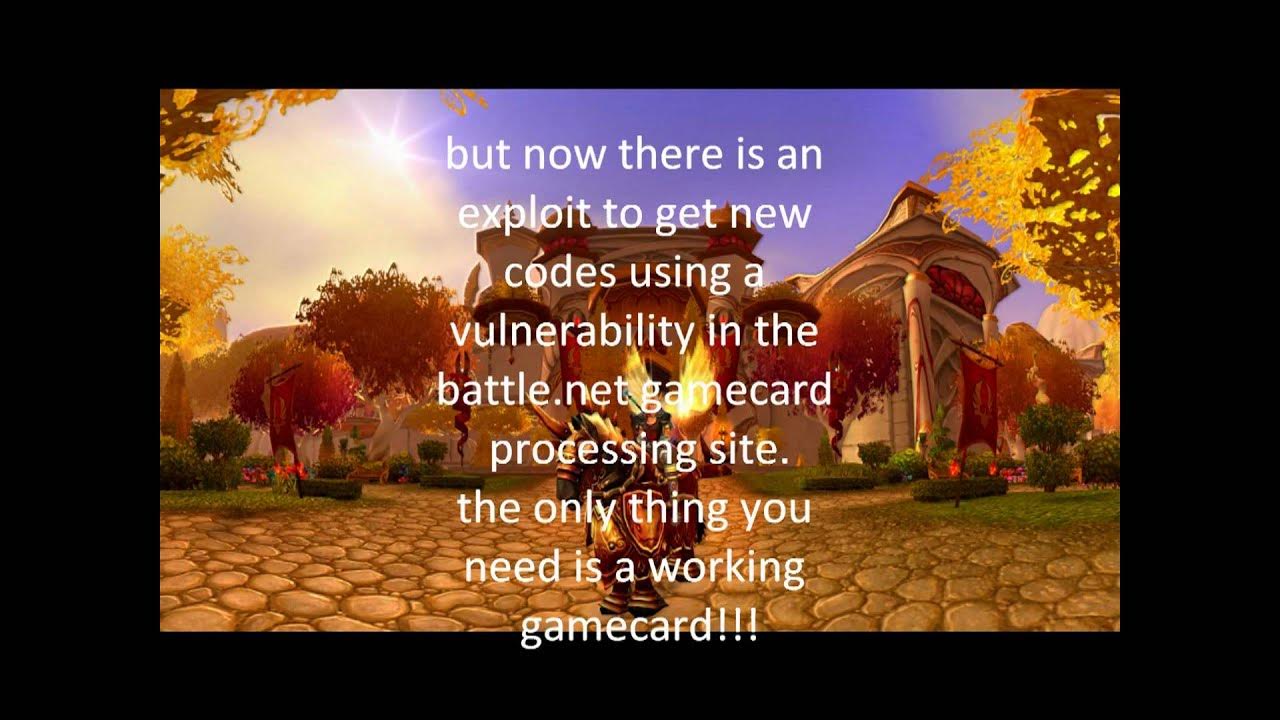 New World of Warcraft game time code "generator" (works as of 25 july 2010) YouTube