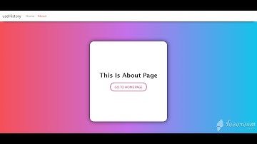 UseHistory Hook Use In React