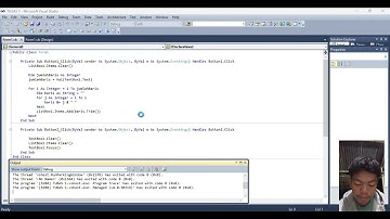 TUGAS 1,2 dan 3, pemrograman visual Net studio 10, IMAN SAILAN P (24650045)