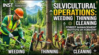 Silvicultural Operations: Weeding, Thinning,Cleaning in Forest Management – Institute of Forestry