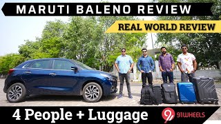 2022 Maruti Baleno AGS / AMT 4 People Real World Review || Is The Baleno A Good Family Car?